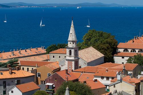 Horvátország, Zadar óvárosa-stock-foto