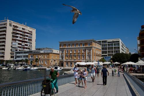 Horvátország, Zadar óvárosa-stock-foto