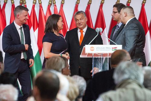 A Fidesz XXVII. tisztújító kongresszusa-stock-foto