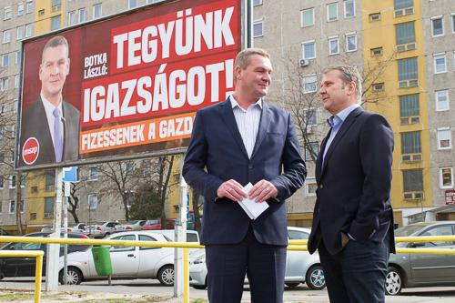 Az MSZP kampányindító sajtótájékoztatója Kispeten-stock-photo