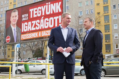 Az MSZP kampányindító sajtótájékoztatója Kispeten-stock-foto