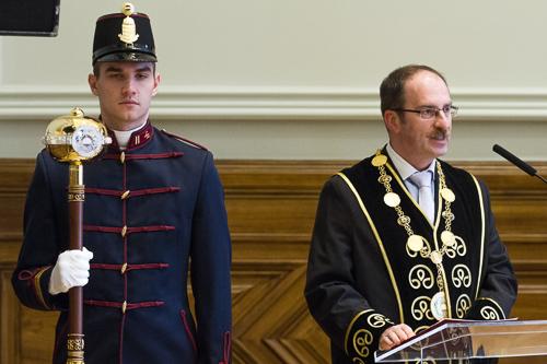 5 éves fennállását ünnepelte a Nemzeti Közszolgálati Egyetem-stock-foto