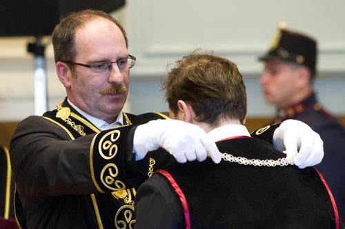 5 éves fennállását ünnepelte a Nemzeti Közszolgálati Egyetem-stock-foto