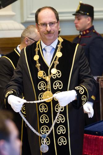 5 éves fennállását ünnepelte a Nemzeti Közszolgálati Egyetem-stock-foto