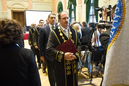 5 éves fennállását ünnepelte a Nemzeti Közszolgálati Egyetem-stock-foto