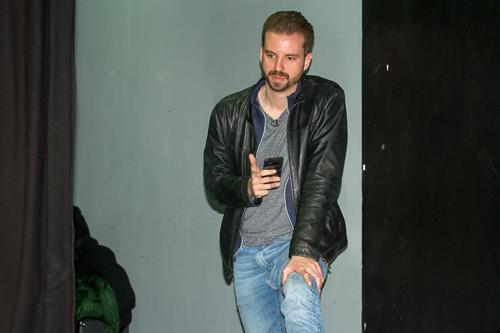 Ellenzéki konferencia a Gödör Klubban-stock-foto