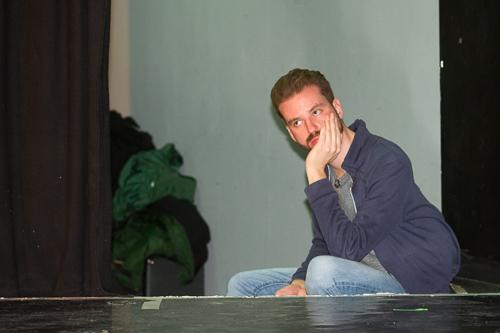 Ellenzéki konferencia a Gödör Klubban-stock-foto