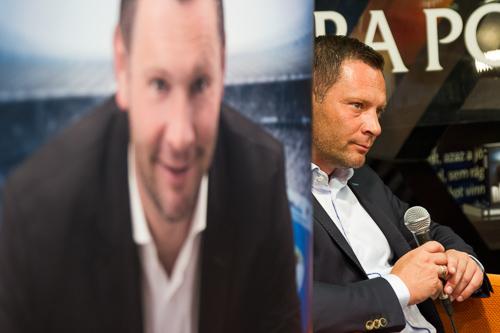 Dárdai Pálról szóló könyv bemutatója-stock-foto