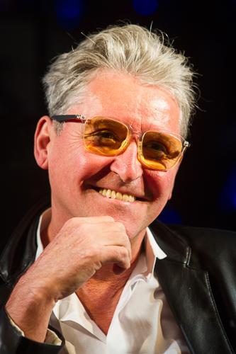 Sajtótájékoztató a Zenevonat szuperkoncertről-stock-foto