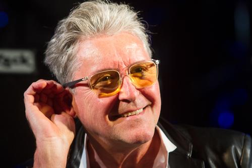 Sajtótájékoztató a Zenevonat szuperkoncertről-stock-foto