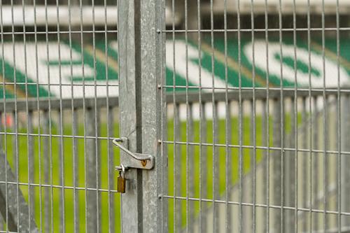 A bezárt az ETO Park és a stadion Győrben.-stock-foto