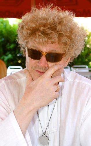 Müller Péter Sziámi költő, énekes-stock-photo