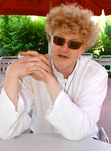Müller Péter Sziámi költő, énekes-stock-photo