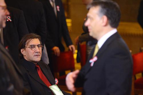 Kossuth és Széchenyi díjak átadása a Parlamentben-stock-foto