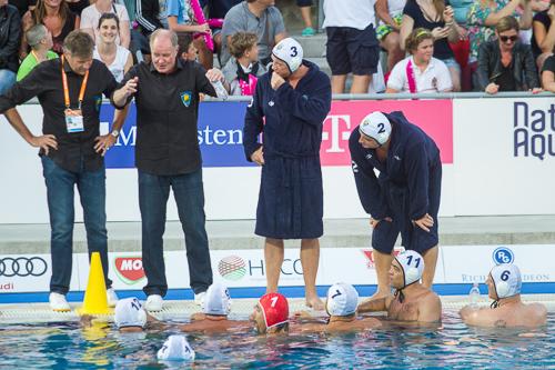 Millenium Hungaria-Galatasaray masters vizilabda mérkőzés-stock-foto