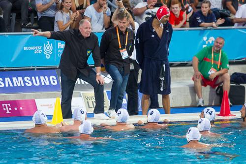 Millenium Hungaria-Galatasaray masters vizilabda mérkőzés-stock-foto