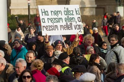 Oktatás - A Tanítanék Mozgalom demonstrációja-stock-foto