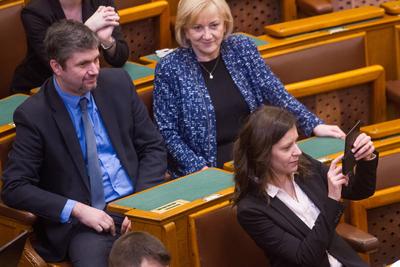 Politika - Határozatképtelen volt a rendkívüli ülés a Parlamentben-stock-foto