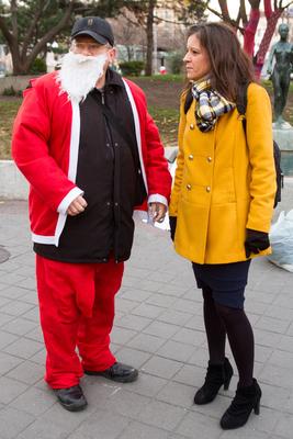 Az LMP ételosztása a Deák téren-stock-foto
