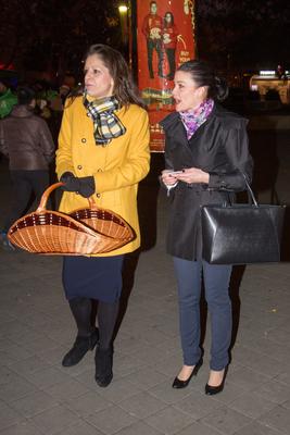 Az LMP ételosztása a Deák téren-stock-foto