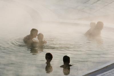 Gyógy- és Wellnessfürdő, Sárvár-stock-foto