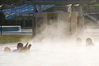 Gyógy- és Wellnessfürdő, Sárvár-stock-foto