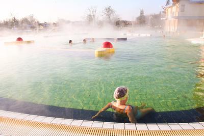 Gyógy- és Wellnessfürdő, Sárvár-stock-photo