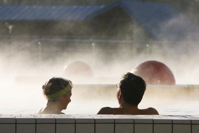 Gyógy- és Wellnessfürdő, Sárvár-stock-foto