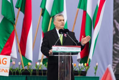 Politika - Március 15-i ünnepség a Kossuth téren-stock-foto