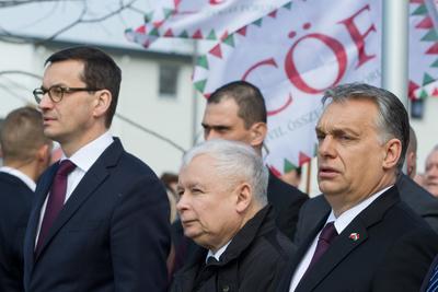 Politika - Szmolenszk emlékmű avatás-stock-foto