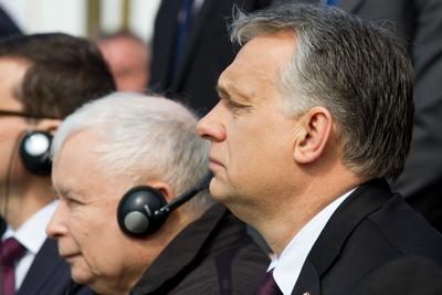 Politika - Szmolenszk emlékmű avatás-stock-foto