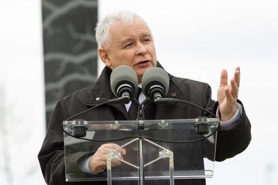 Politika - Szmolenszk emlékmű avatás-stock-foto