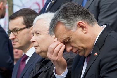 Politika - Szmolenszk emlékmű avatás-stock-foto