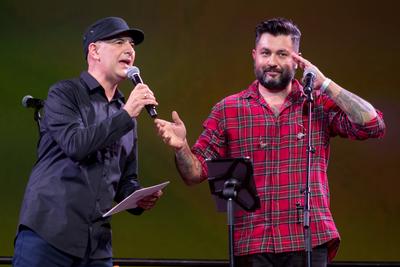 Baptista Hálaadó Ünnepség az Arénában.A képen Vujity Tvrtko és Mezõ Misi.2018.11.25.Fotó:Vörös Szilárd-stock-foto