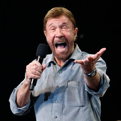 Baptista Hálaadó Ünnepség az Arénában.A képen Chuck Norris.2018.11.25.Fotó:Vörös Szilárd-stock-foto