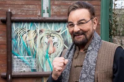 Kabir Bedi az Budapesti Állatkertben.2019.02.15.Fotó:Vörös Szilárd-stock-photo