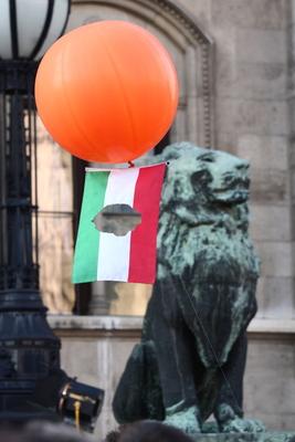 Megemlékezés az 1956-os forradalom és szabadságharc évfordulóján-stock-foto