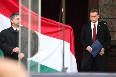 Megemlékezés az 1956-os forradalom és szabadságharc évfordulóján-stock-foto