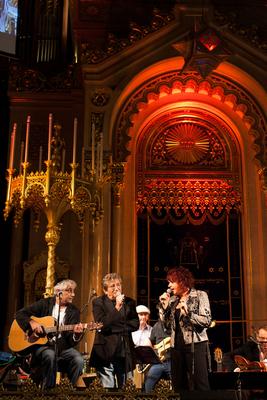 Élet Menete koncert-stock-foto