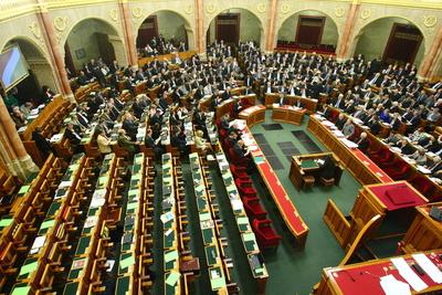 Országgyűlés-stock-foto