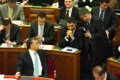 Országgyűlés-stock-foto