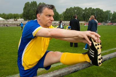 Puskás-Suzuki Kupa öregfiúk labdarúgó mérkőzés-stock-foto