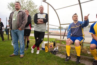 Puskás-Suzuki Kupa öregfiúk labdarúgó mérkőzés-stock-foto