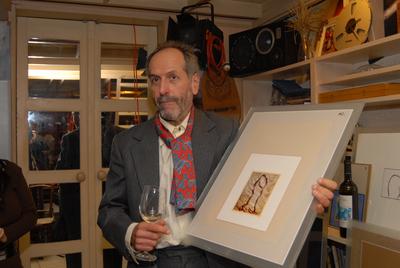 Benkő Dániel női hátsókat fest-stock-foto