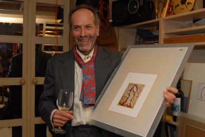 Benkő Dániel női hátsókat fest-stock-foto