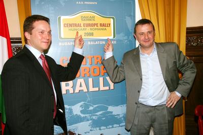 Közép-Európai Rali-stock-foto