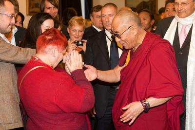 A Dalai Láma Budapesten-stock-photo