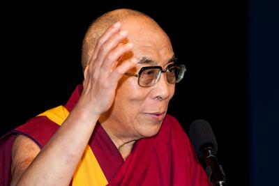 A Dalai Láma Budapesten-stock-photo