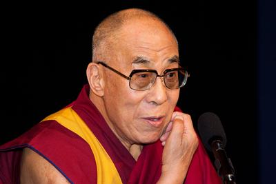 A Dalai Láma Budapesten-stock-photo