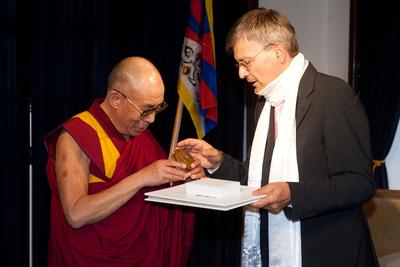 A Dalai Láma Budapesten-stock-photo